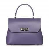Geanta dama din piele naturala DiAmanti Cesara Violet Deschis